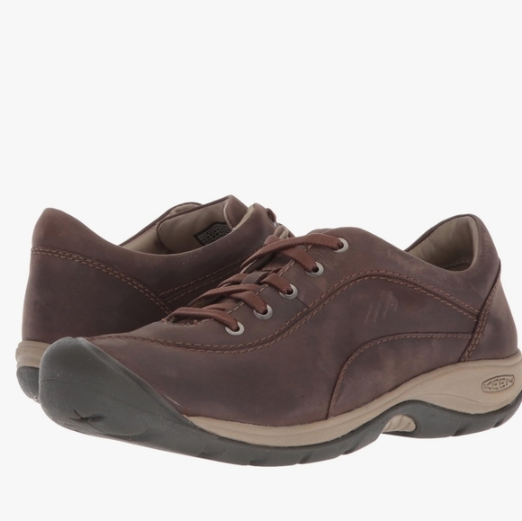 KEEN Women's size 8Leather Low Height Snaeker walking shoe - Picture 7 of 10